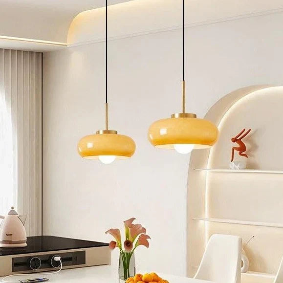 Modern Copper Chandelier