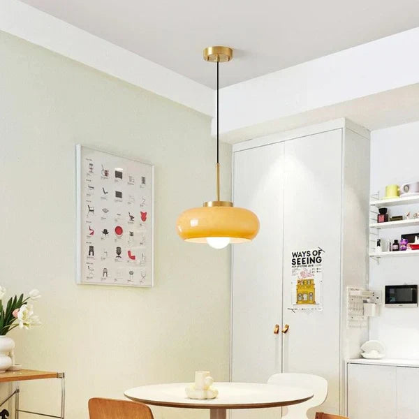 Modern Copper Chandelier