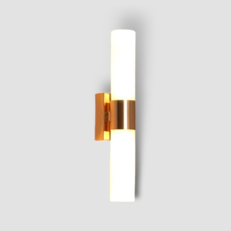 PrimeLume – Minimalist Gold Wall Lamp with Energy-Efficient LED
