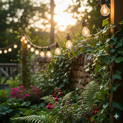 Hanging Garden Lamps