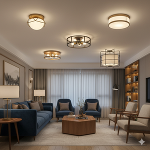 Semi-Flush Ceiling Lights