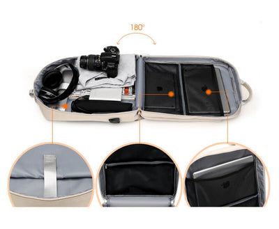 Anti-Theft Travel Backpack with USB Charging Port