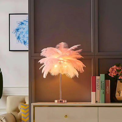 LumaPalm Feather Palm Tree Lamp