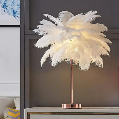 LumaPalm Feather Palm Tree Lamp