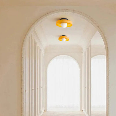 Modern Design Round Ceiling Light – Sleek Glass Lamp for Contemporary Interiors