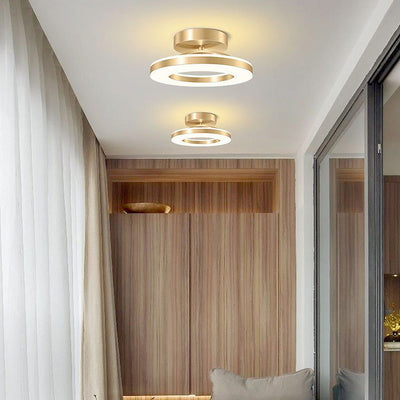 ZAYNO Black LED Ceiling Light – Modern Flush Mount