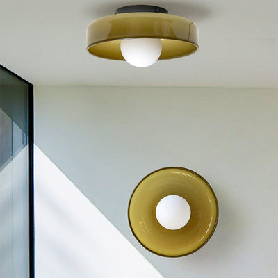 Modern Design Round Ceiling Light – Sleek Glass Lamp for Contemporary Interiors