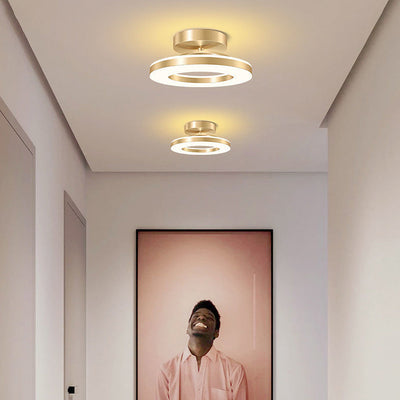 ZAYNO Black LED Ceiling Light – Modern Flush Mount