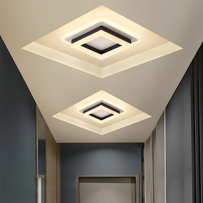 Square LED Ceiling Light for Modern Interiors