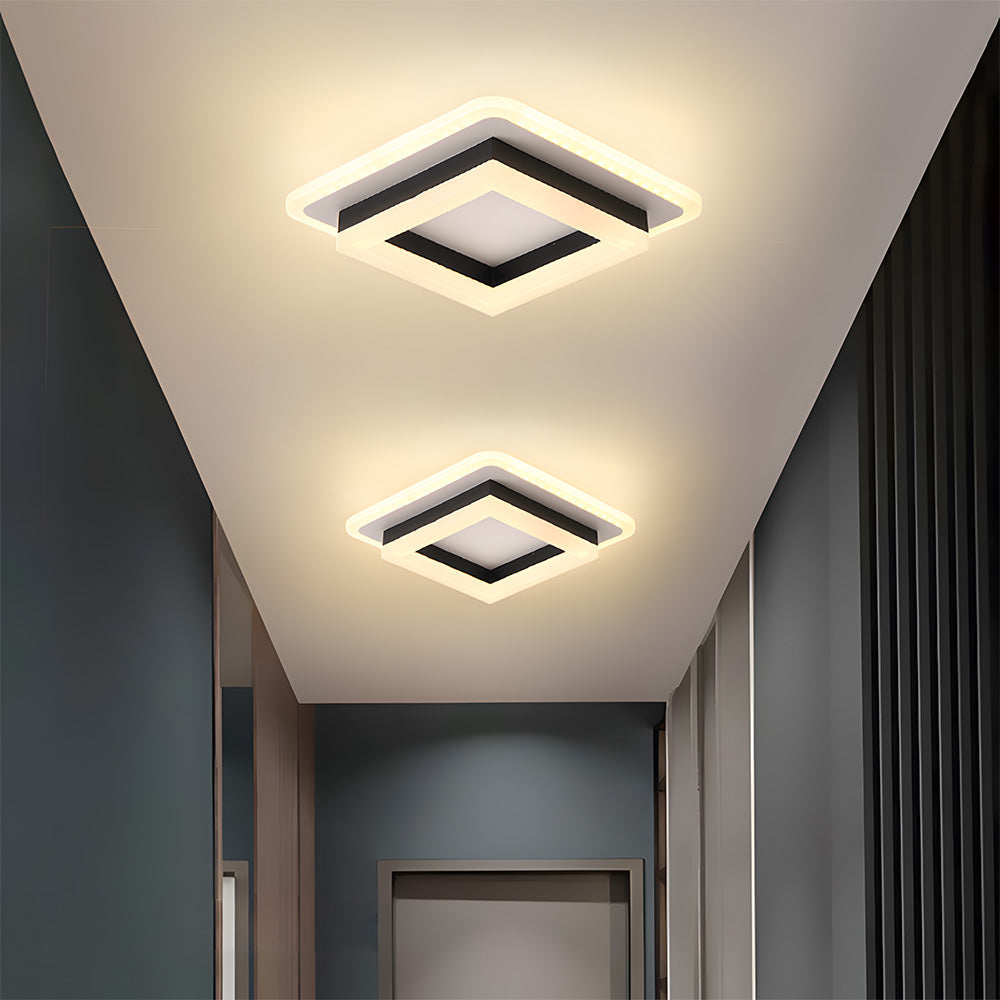 Square LED Ceiling Light for Modern Interiors