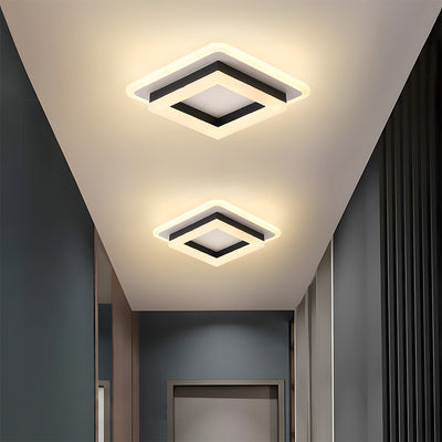 Square LED Ceiling Light for Modern Interiors