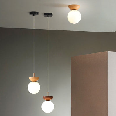 Japanese LED Ceiling Light with Color Modes