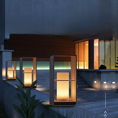 Solar Terrace Lamp with Warm LED Lighting