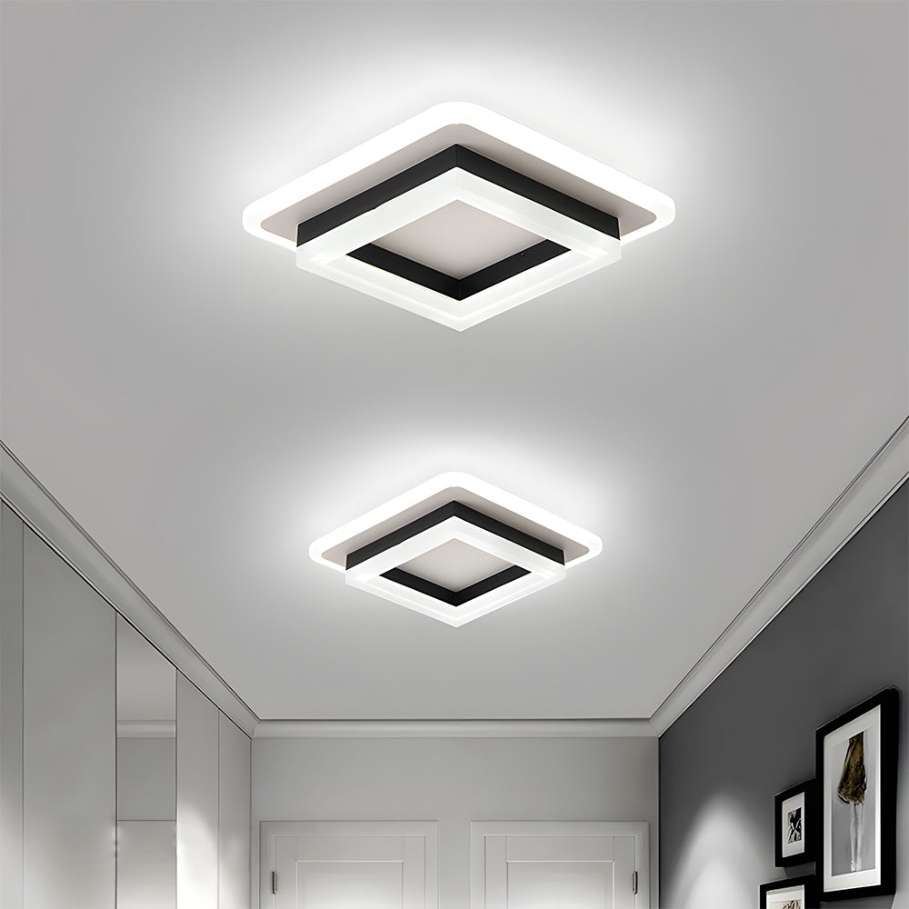 Square LED Ceiling Light for Modern Interiors