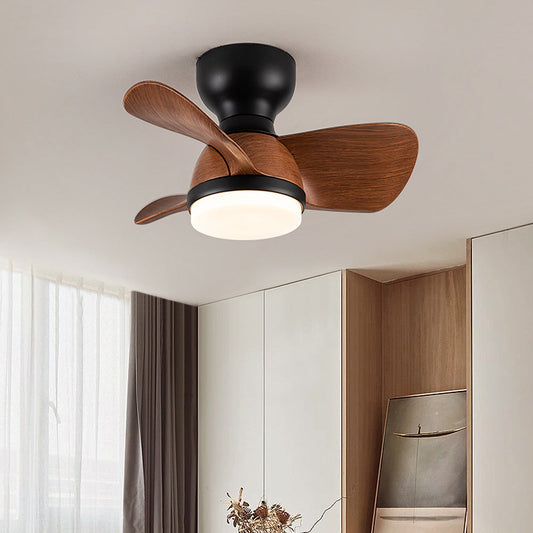 Wooden Simple Stylish Ceiling Fan With LED Light