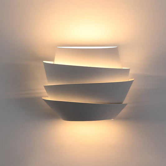 Luminique - Scandinavian Wall Lamp with Double Light Points Made of Iron