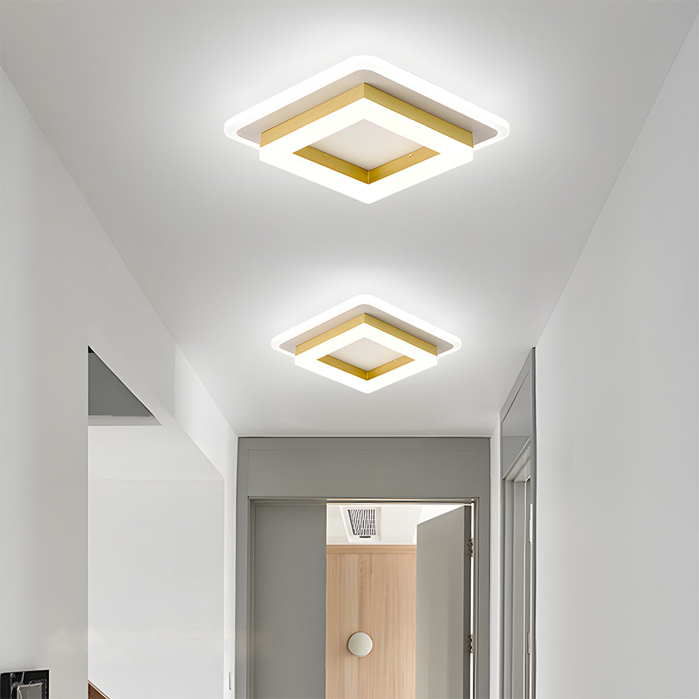 Square LED Ceiling Light for Modern Interiors