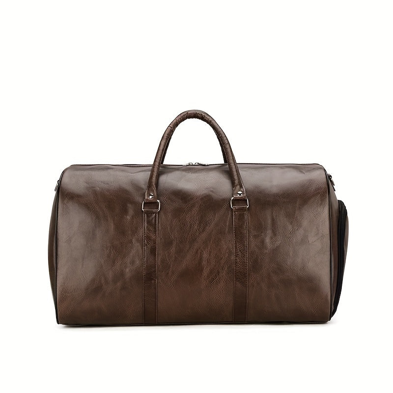 Voyager's Haven Deluxe Leather Retro Travel Bag