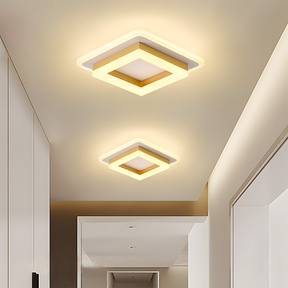 Square LED Ceiling Light for Modern Interiors
