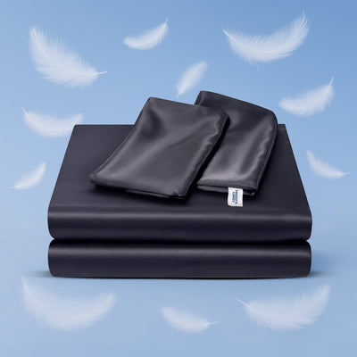 Smooth & Breathable Bed Sheet Set with Silver Ion Infusion