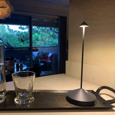Wireless LED Table Lamp with Humidifier Function