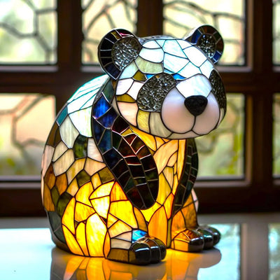 LED Dog Table Lamp – Modern Resin Design