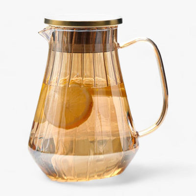 2L Glass Drink Pitcher for Hot and Cold Beverages