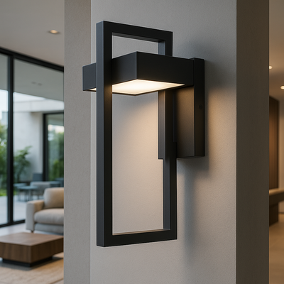 Modern Outdoor LED Wall Light for Garden & Facade