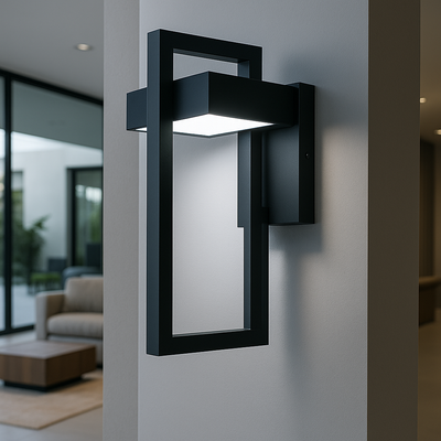 Modern Outdoor LED Wall Light for Garden & Facade
