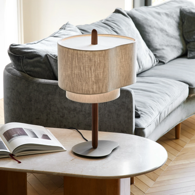 Japanese Wabi Sabi Fabric Chandelier Minimalist Pendant Light