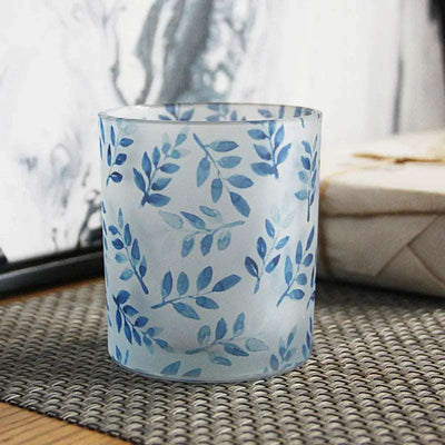 Mosaic Glass Candle Holder for Home Decor