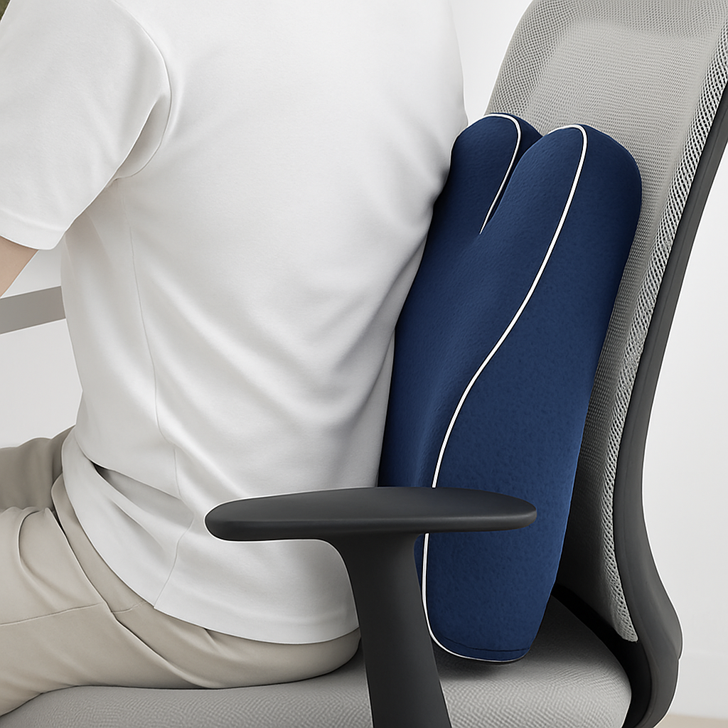 Memory Foam Back Support Cushion for Office Chairs