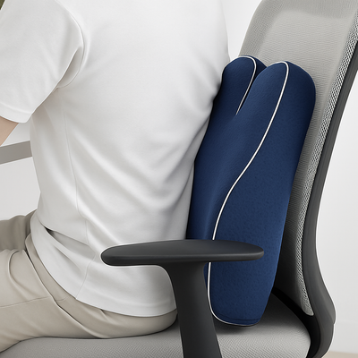 Memory Foam Back Support Cushion for Office Chairs