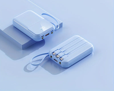 10000mAh Portable Power Bank with Cables