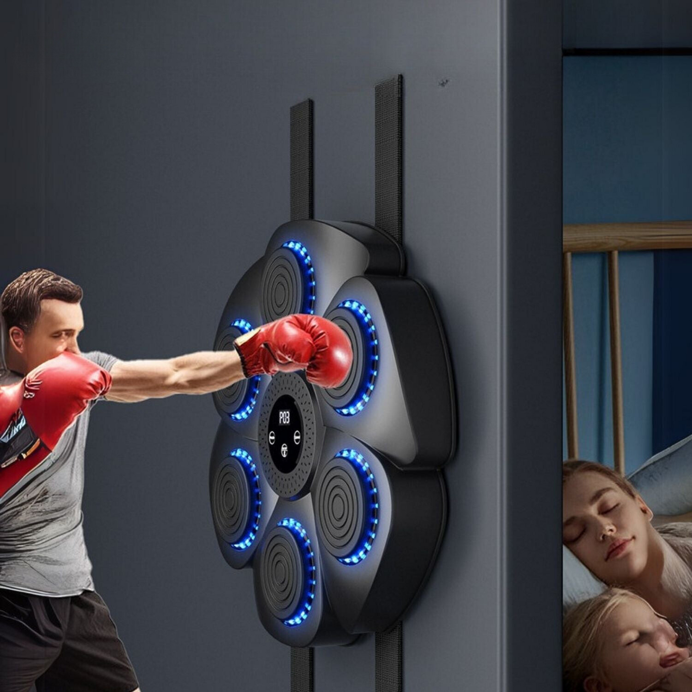 Smart Interactive Boxing Trainer with Bluetooth