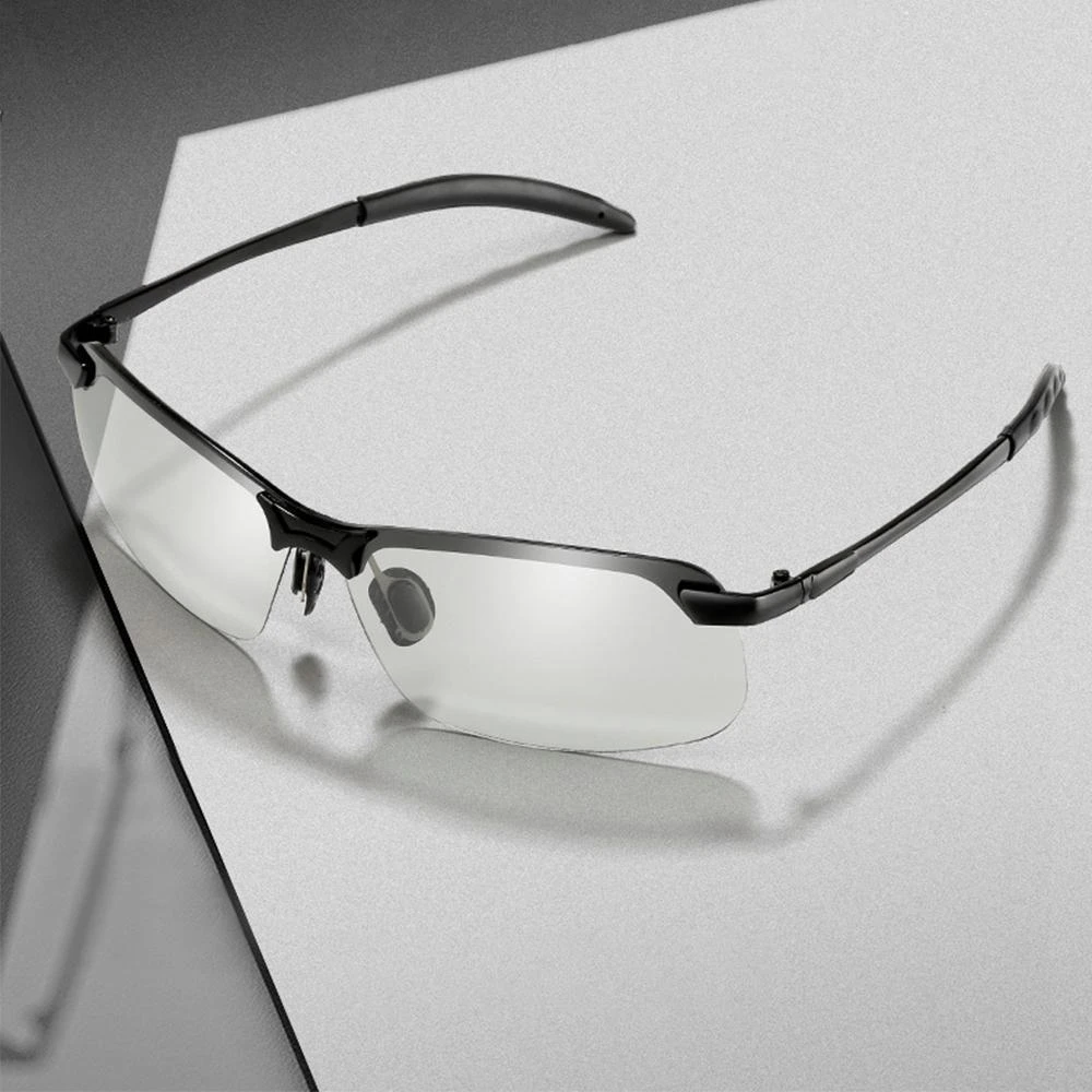 Photochromic Polarized Sunglasses with UV400 Anti-Glare Protection