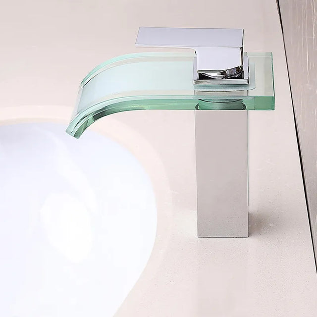 AquaCascade Bathroom Waterfall Faucet