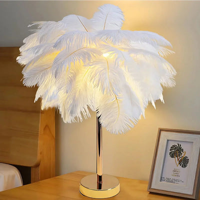 LumaPalm Feather Palm Tree Lamp