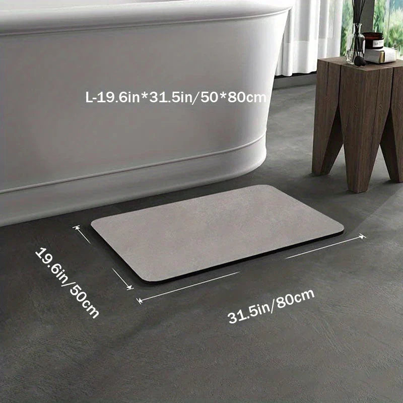 Quick-Dry Non-Slip Diatomite Bath Mat