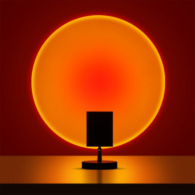 GlowBright Retro Sunset LED Table Lamp