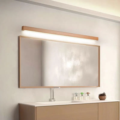 Wooden Linear LED Vanity Wall Light