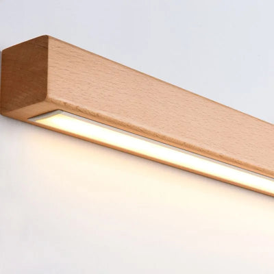 Wooden Linear LED Vanity Wall Light