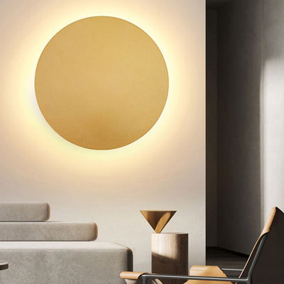 GlowNight Metal Round LED Wall Light