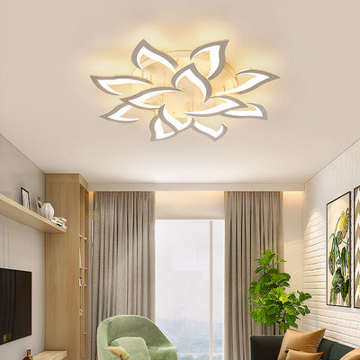 Modern Flower-Shaped LED Ceiling Light for Home Décor