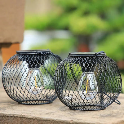 Sunny Garden Solar Lantern – Waterproof LED Outdoor Light with Auto Sensor