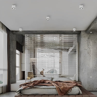 Square Adjustable Ceiling Lamp with Dimmable LED Light