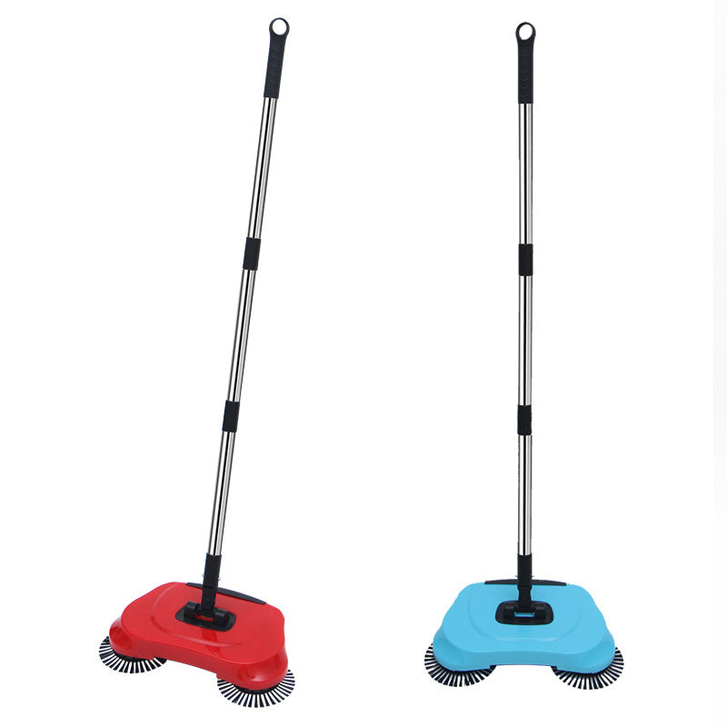 2-in-1 Manual Floor Sweeper with Dustpan