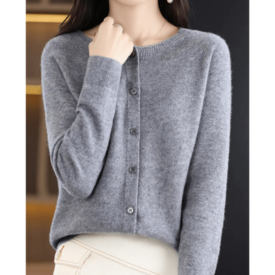Women’s Short Knit Button Down Cardigan