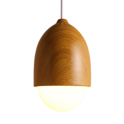Nordic Wood Glass Pendant Light – Modern Design