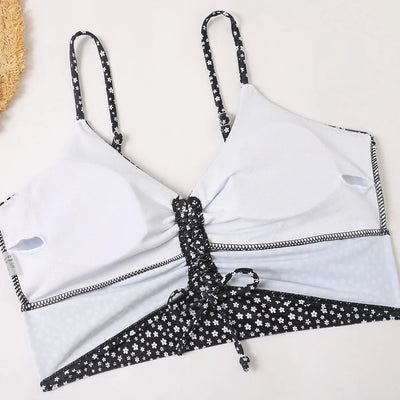 Women’s Floral High-Waist Bikini Set